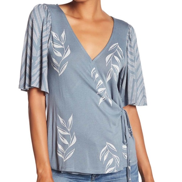 Lucky Brand Tops - Lucky Brand Wrap blouse